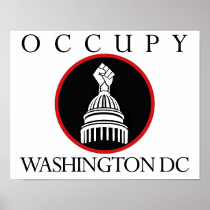 Póster Ocupe o Washington DC