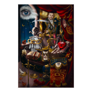 Póster Odd Fellows Symbólica Vanitas