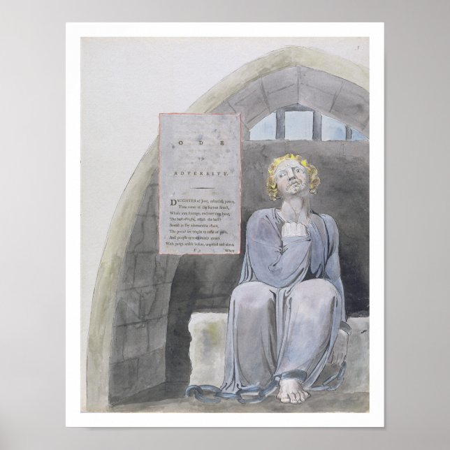 Poster Ode à adversidade, design 37 de 'Os Poemas de Tho (Frente)