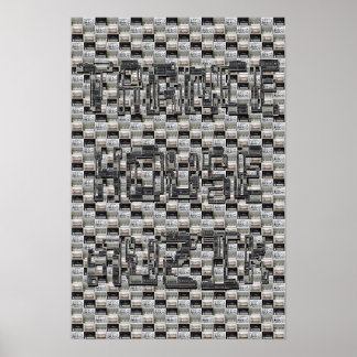 Póster ode à antiga escola