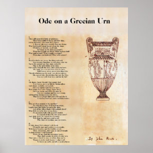 Póster Ode em uma urna Grecian