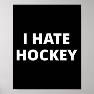 Poster Odeio Hockey