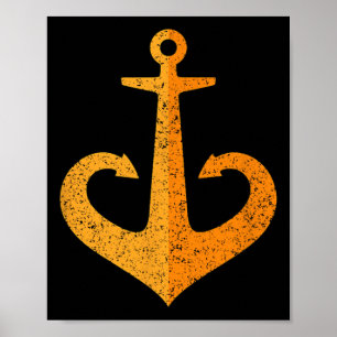 Poster Odesa Odessa Âncora Emblema Símbolo Ucrânia Ucr
