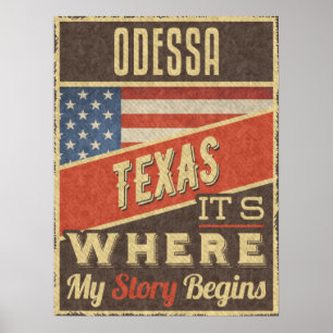 Poster Odessa Texas