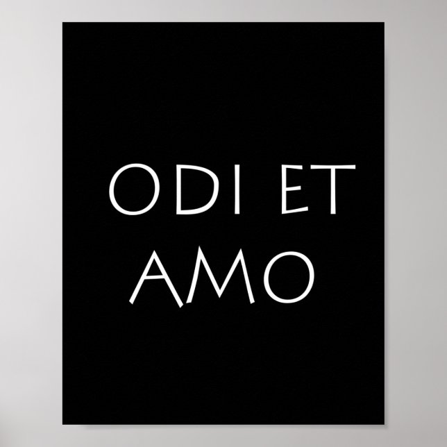 Poster Odi et amo (Frente)