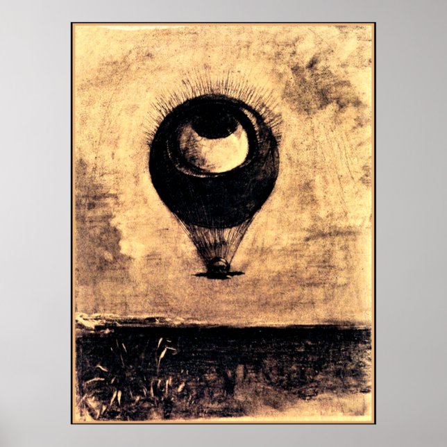 Poster Odilon Redon - Balão Ocular (Frente)