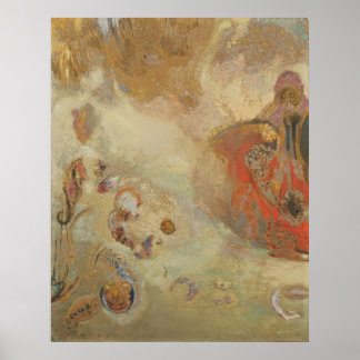 Póster Odilon Redon - Visão subaquática