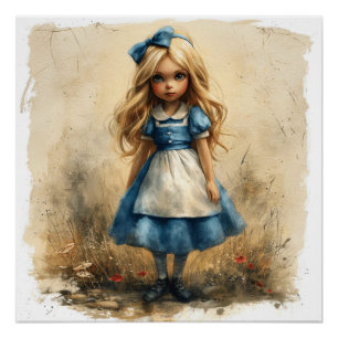 Póster Odisseia Vertiginosa de Alice: Fantasia do País da