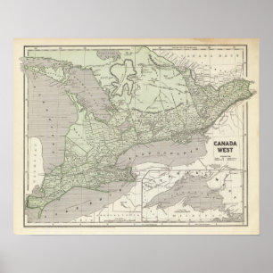 Poster Oeste do Canadá