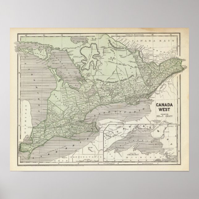 Poster Oeste do Canadá (Frente)