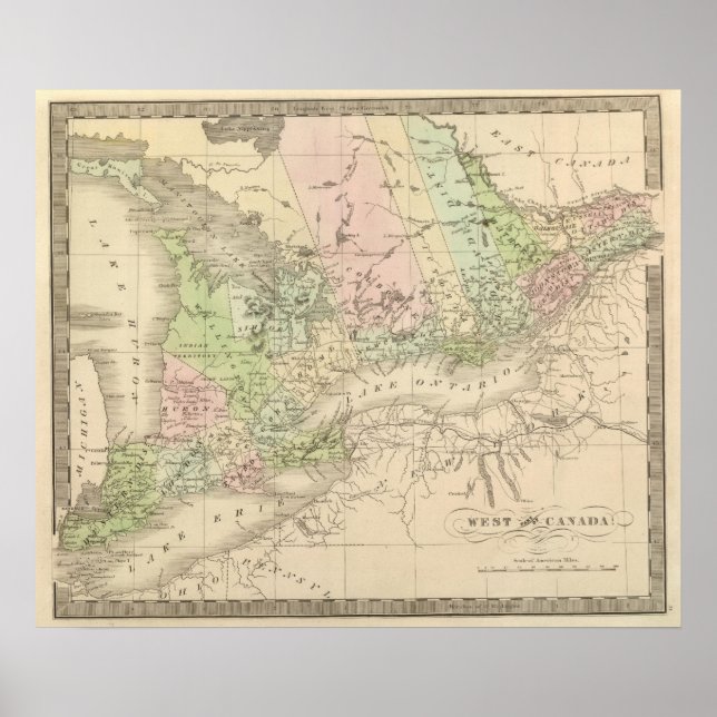 Póster Oeste do Canadá (Frente)