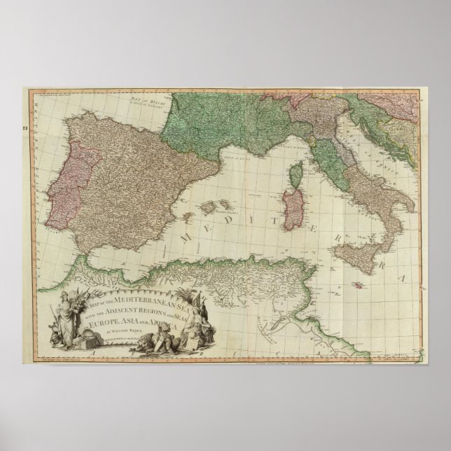 Poster Oeste mediterrânico (Frente)