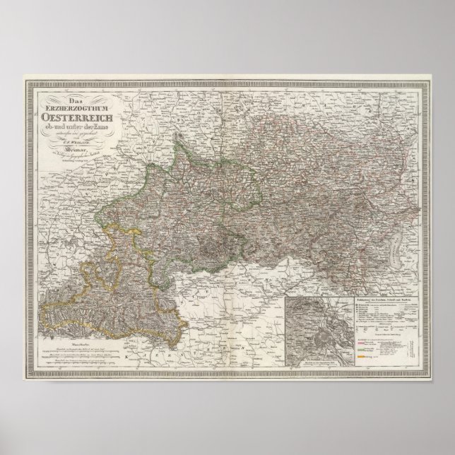 Póster Oesterreich - Região de Viena (Frente)