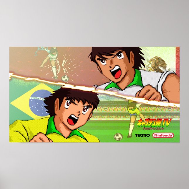 Poster of CAPITAN TSUBASA 4 SNES  (Frente)