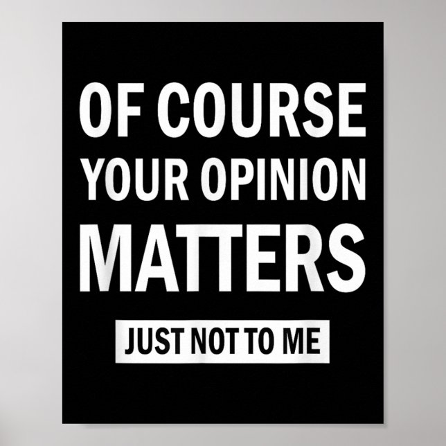 Poster Of Course Your Onion S Just Not To Me  (Frente)