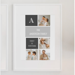 Poster Oferta da Melhor Família de Fotos e Cinzas do Mode