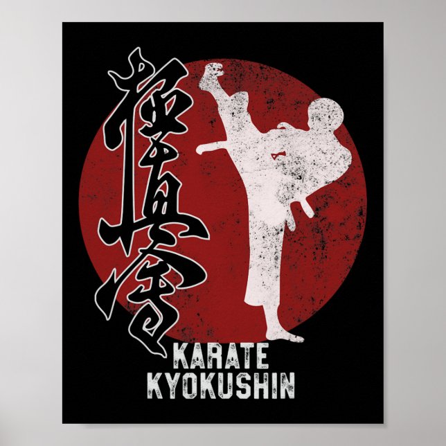Poster Oferta de Arte Marcial de Kyokushin Karate (Frente)