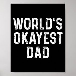 Poster Oferta de Dia de os pais engraçada do &#; do Okaye