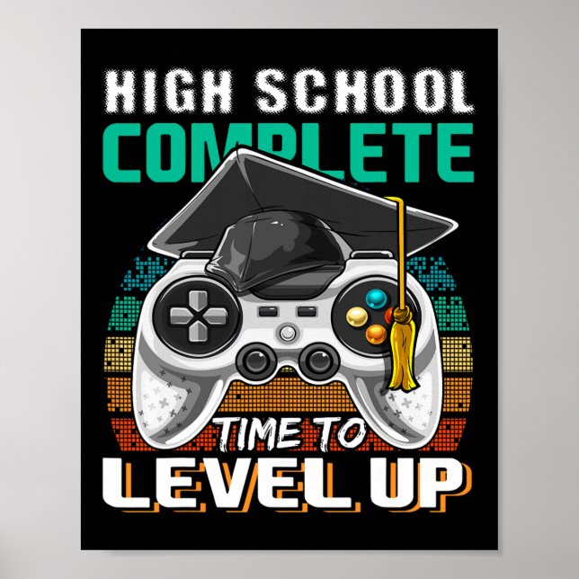 Poster Oferta de Graduação de Mais velho de Jogo de Vídeo (Frente)