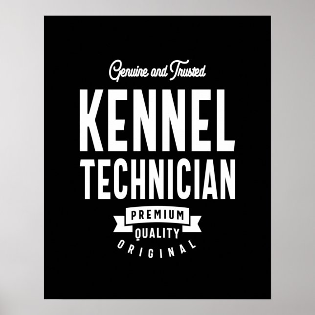 Poster Oferta de Título de Trabalho Técnico do Kennel (Frente)