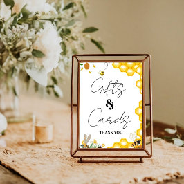 Poster Oferta e Cartão de Chá de fraldas de Ação de Graça