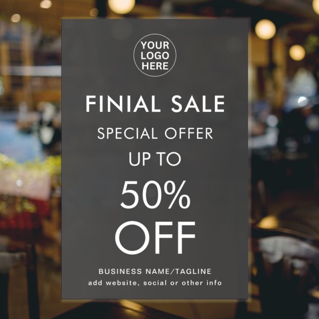 Poster Oferta Especial l Desconto Venda Final Logotipo &  (Criador carregado)