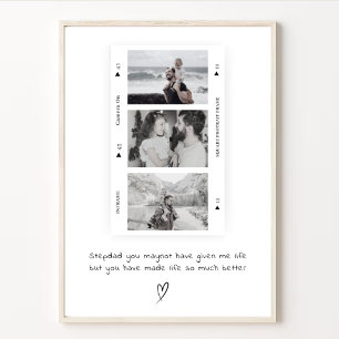 Poster Oferta Mínima de Foto do Pai Etapa Personalizada
