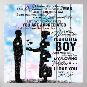 Poster Oferta Personalizada Para A Mãe, Citações Bestiais