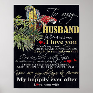 Poster Oferta Personalizada Para Família   Ao Meu Marido 