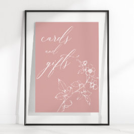 Poster Ofertas de placas de Chá de fraldas Floral do Eter