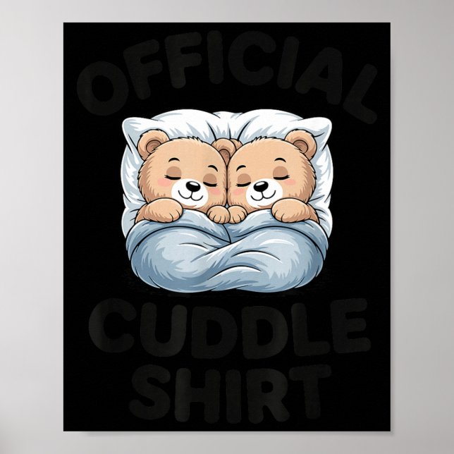Poster Official Cuddle Teddy Sleepwear Bear (Frente)