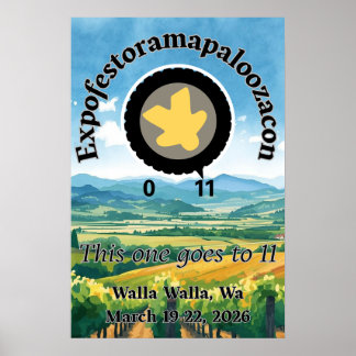 Poster Official EFORP 11 "This One Goes to Eleven"