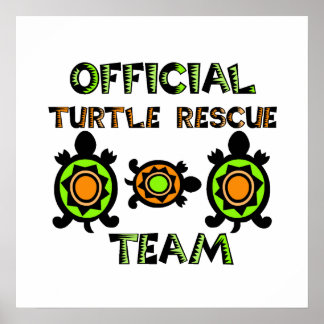 Póster Official Turtle Rescue Team 1