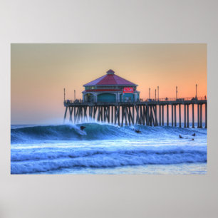 Póster Offshore Winds Huntington Beach Pier