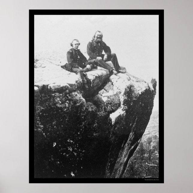 Póster Oficiais criados na Montanha Lookout, TN 1864 (Frente)