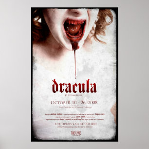 Poster oficial 1 de Dracula - 11x17 com