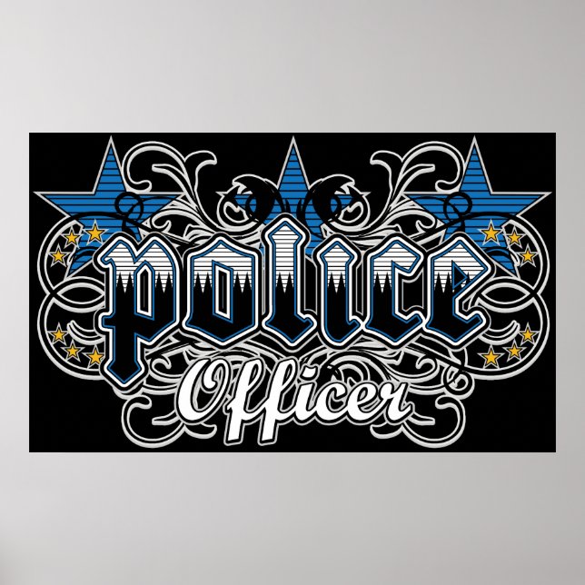 Póster Oficial de Polícia Ornamental (Frente)