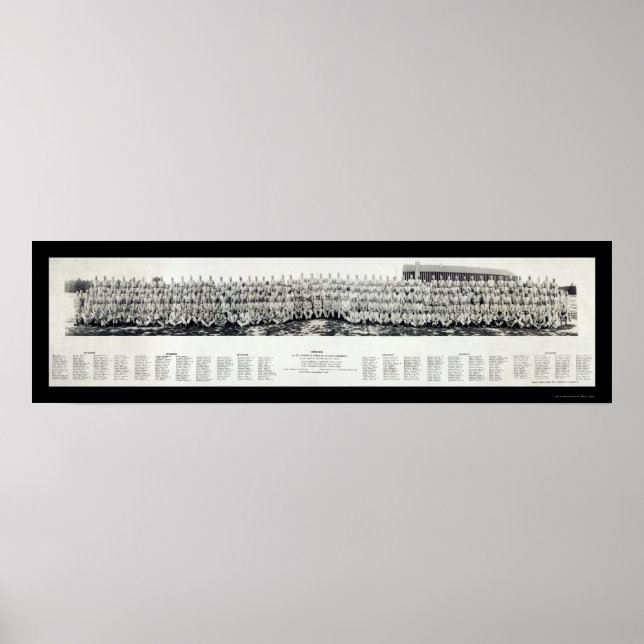 Póster Oficial do Exército WII Foto 1946 (Frente)