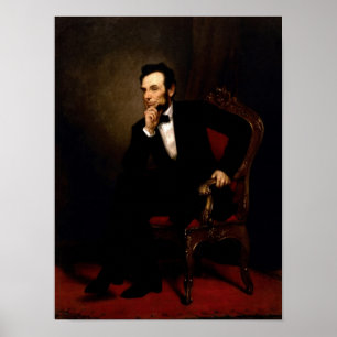 Poster oficial do retrato de Abraham Lincoln