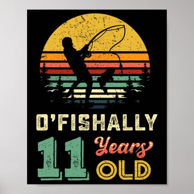 Poster Ofishally, 11 Anos, Festa de aniversário De 11 (Frente)