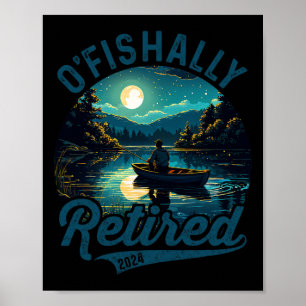 Poster O'fishally Aposentado 2024 Piada Piracema Pescador