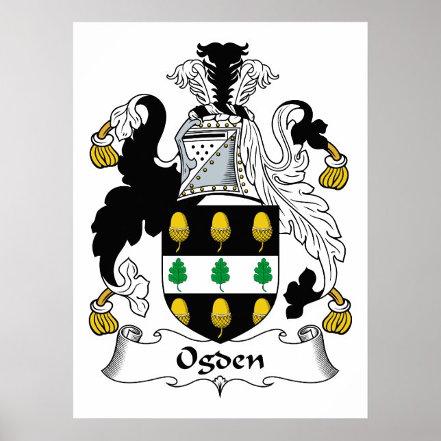 Póster Ogden Family Crest (Frente)