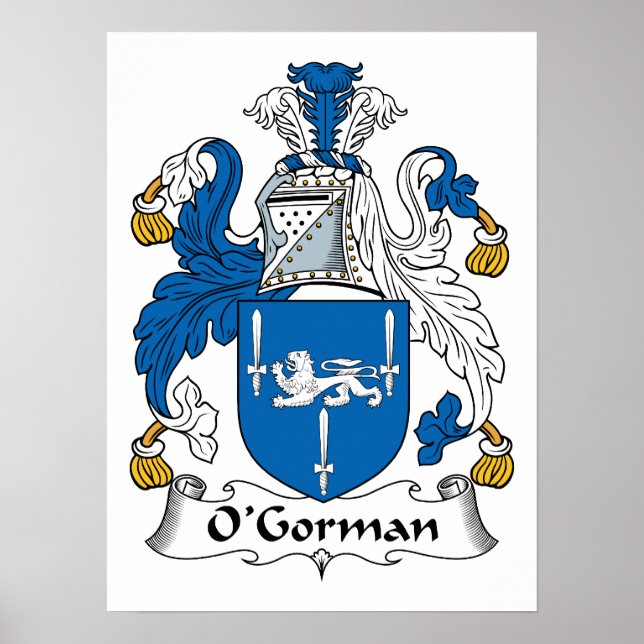 Póster O'Gorman Family Crest (Frente)