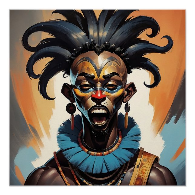 Póster Ogun, dieu du fer et de la guerre (Frente)