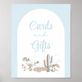 Poster Oh Baby Cowboy Baby Shower Cards & Gifts Sign