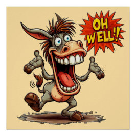 Póster Oh Bem, Mule Poster brilhante