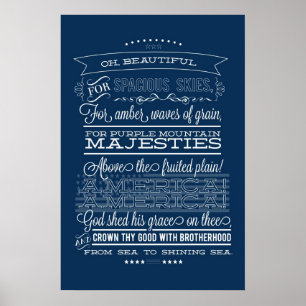 Poster oh bonito, para céus espaçosos