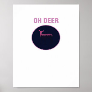 Poster Oh Deer Estética Moderna