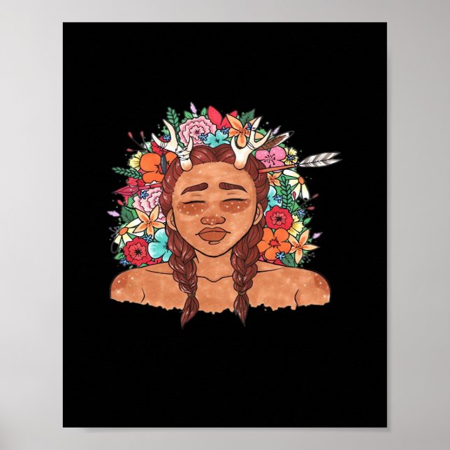 Poster Oh Deer Modern Aesthetic  (Frente)