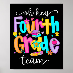 Poster Oh, Ei Quarta Série Feliz Volta às Aulas Professor